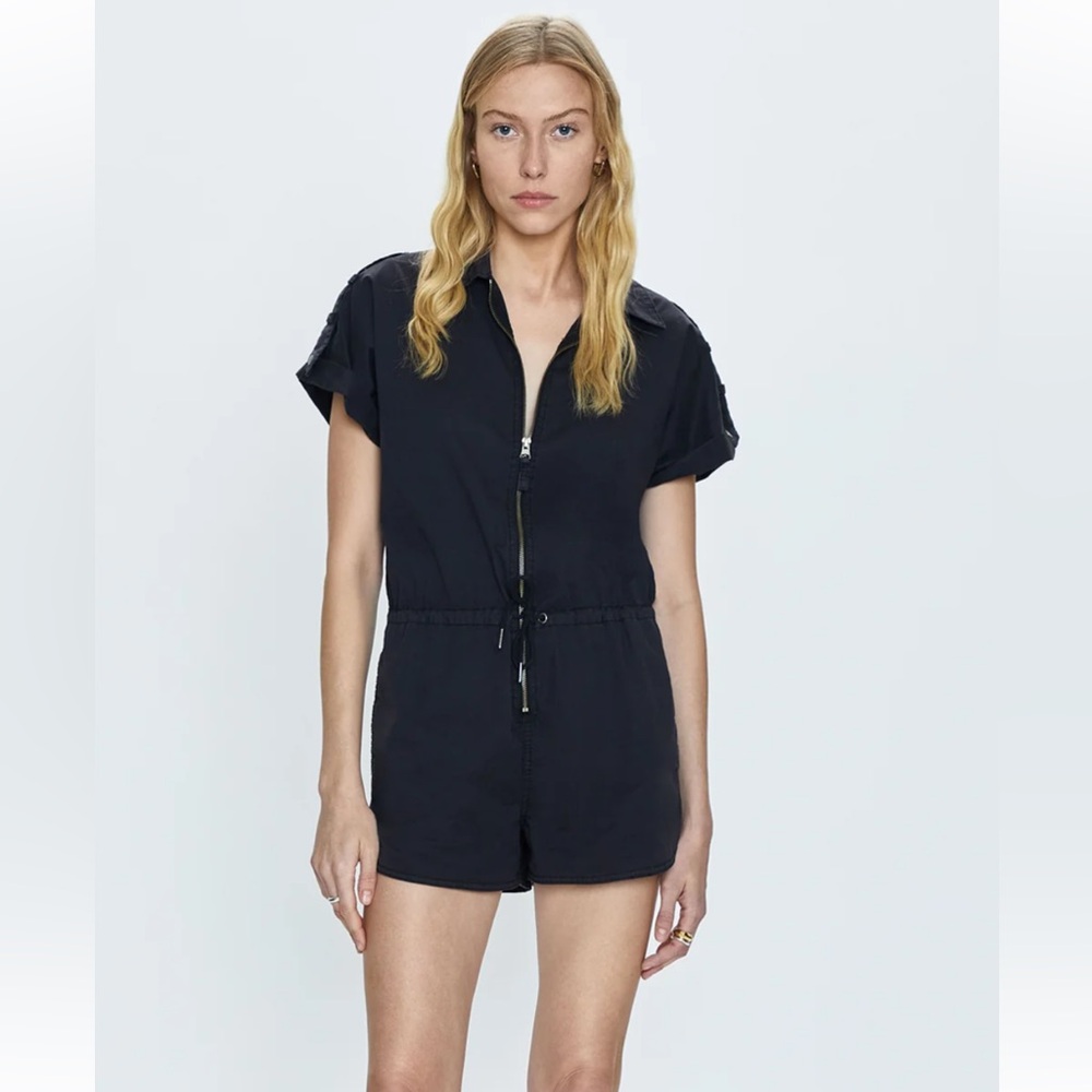 Pistola Meg zip-front Black Romper